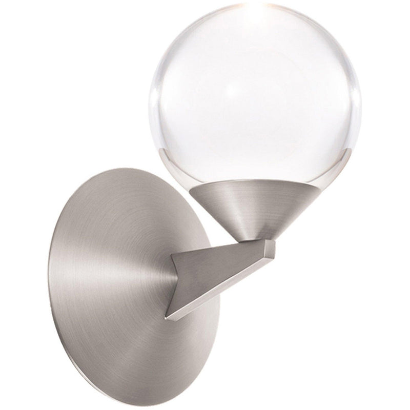Satin Nickel 1 Light Double Bubble Wall Lamp by Modern Forms