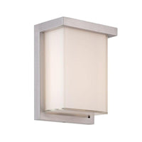 Ledge Outdoor Wall Sconce by Modern Forms, Finish: Brushed Aluminum, Sizes: Small,  | Casa Di Luce Lighting