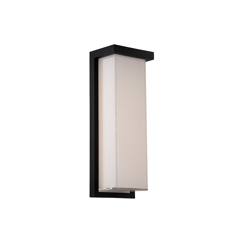 Ledge Outdoor Wall Sconce by Modern Forms, Finish: Black, Sizes: Medium,  | Casa Di Luce Lighting