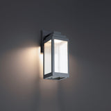 Black Small Amherst Outdoor Wall Sconce by W.A.C. Lighting