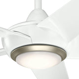 Kapono Outdoor Ceiling Fan - White Detailed