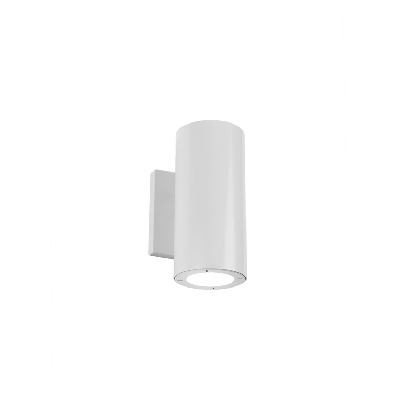 White Vessel Outdoor Wall Sconce