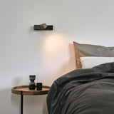 Wu Wall Sconce By Seed, Finish: Matte Black Champagne