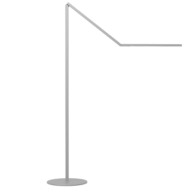 Z Bar Gen 4 Floor Lamp By Koncept, Finish: Silver