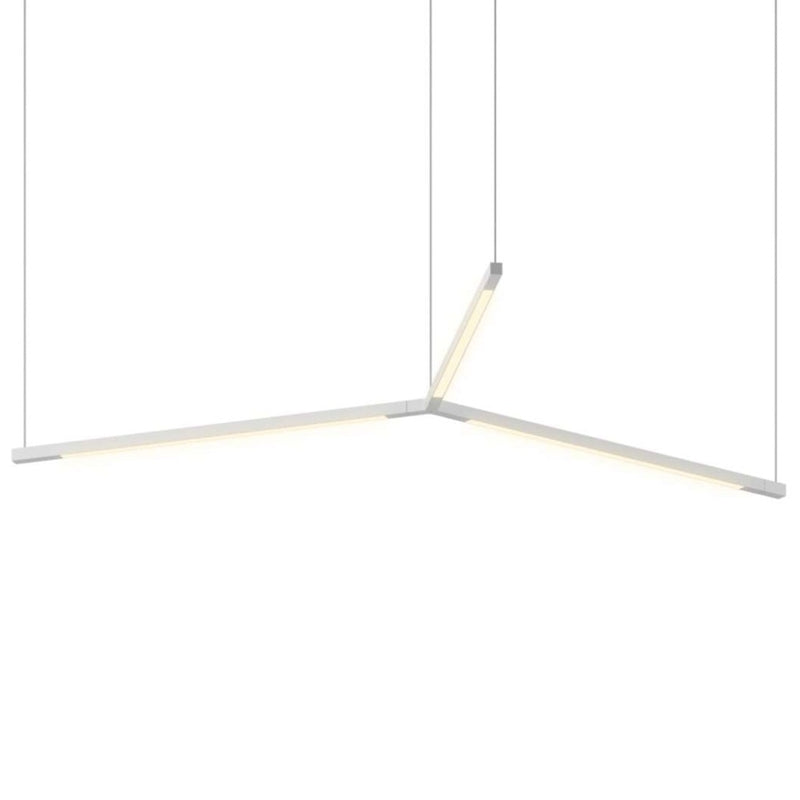 Z Bar Trio Pedant Light By Koncept, Size: Small, Finish: Silver