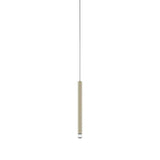 A-Tube Nano Pendant Light by Lodes, Finish: Champagne, Size: Small, Canopy Color: Chrome | Casa Di Luce Lighting