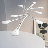 Abstraction Chandelier by Sonneman, Finish: Aluminum, Black, White, Size: Medium, Large,  | Casa Di Luce Lighting