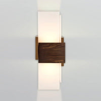 Acuo Wall Sconce by Cerno, Finish: Aluminum Brushed, Walnut Dark Stained, White Washed Oak, Walnut, Light Option: 2700K LED, 3500K LED, GU24,  | Casa Di Luce Lighting