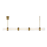 Aged Brass Wit Linear Suspension by Tech Lighting