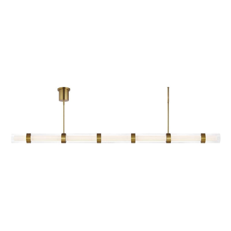 Aged Brass Wit Linear Suspension by Tech Lighting
