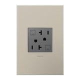Adorne 20A Tamper-Resistant Self-Test GFCI Outlet by Legrand Adorne, Color: White, Graphite, Magnesium-Legrand Adorne, ,  | Casa Di Luce Lighting