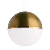 Akova Pendant by Tech Lighting, Color: Aged Brass / Bright Brass - Tech, Finish: Nickel Satin,  | Casa Di Luce Lighting