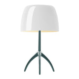 Lumiere Table Lamp by Foscarini, Color: White, Finish: Aluminum, Size: Large | Casa Di Luce Lighting