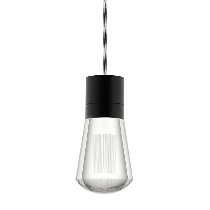 Alva Pendant by Tech Lighting, Finish: Black, Color: Black/White Cord, Color Temperature: 2200K | Casa Di Luce Lighting