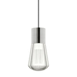 Alva Pendant by Tech Lighting, Finish: Satin Nickel, Color: Black/White Cord, Color Temperature: 2200K | Casa Di Luce Lighting