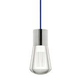Alva Pendant by Tech Lighting, Finish: Satin Nickel, Color: Blue Cord, Color Temperature: 2200K | Casa Di Luce Lighting