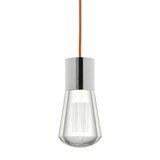 Alva Pendant by Tech Lighting, Finish: Satin Nickel, Color: Copper Cord, Color Temperature: 2200K | Casa Di Luce Lighting