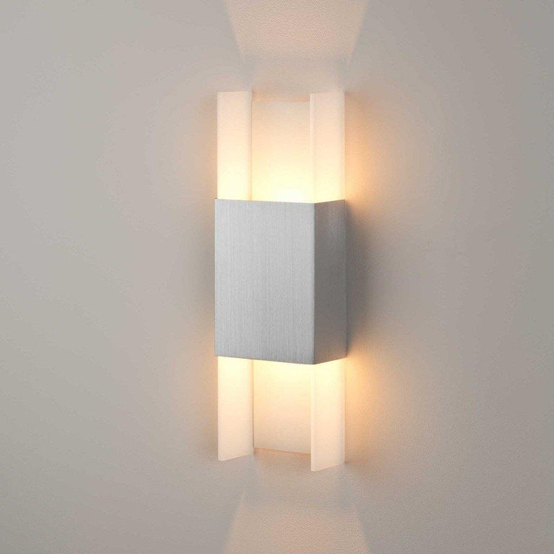 Ansa LED Wall Sconce by Cerno, Finish: Aluminum Brushed, Brass Brushed, Distressed Brass-Cerno, Oiled Bronze-Cerno, Color Temperature: 2700K, 3500K,  | Casa Di Luce Lighting