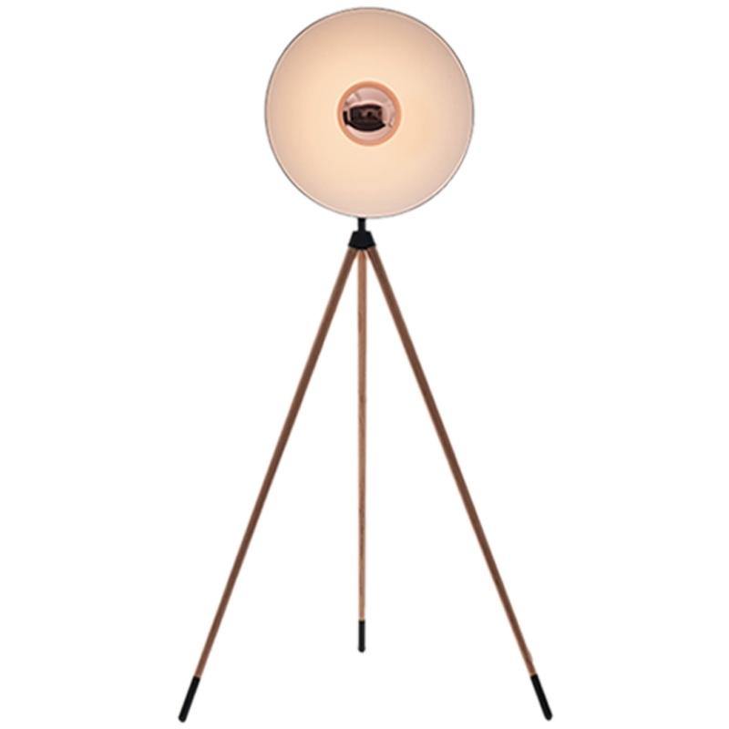 Apollo Floor Lamp by Seed Design, Finish: Matt Black/Copper/Black-Seed Design, Matt Black/Copper/Oak-Seed Design, Size: Small, Large,  | Casa Di Luce Lighting