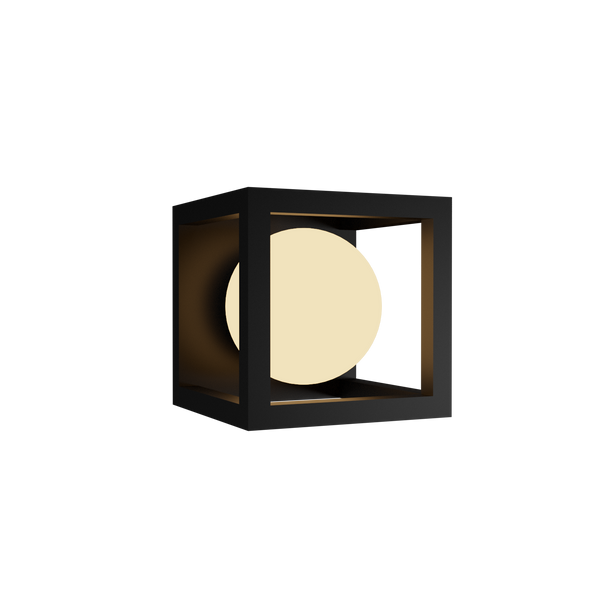 Cubic Wall Light - Matte Black