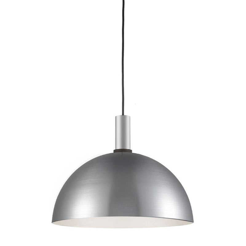 Archibald Pendant by Kuzco, Finish: Brushed Nickel with Black, Size: Small,  | Casa Di Luce Lighting
