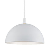 Archibald Pendant by Kuzco, Finish: White-with-Gold, Size: Large,  | Casa Di Luce Lighting