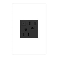 Adorne 15A Energy-Saving On-Off Outlet by Legrand Adorne, Color: White, Graphite-Legrand Adorne, Magnesium-Legrand Adorne, ,  | Casa Di Luce Lighting