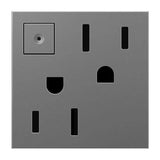 Adorne 15A Energy-Saving On-Off Outlet by Legrand Adorne, Color: White, Graphite-Legrand Adorne, Magnesium-Legrand Adorne, ,  | Casa Di Luce Lighting