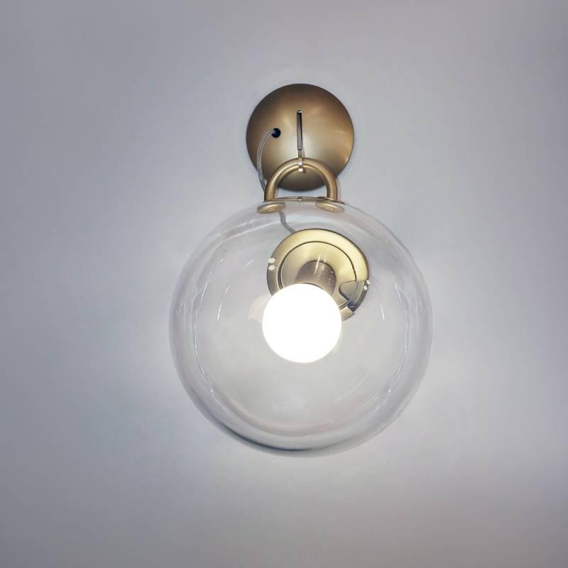 Miconos Wall Light by Artemide, Finish: Chrome, Gold, ,  | Casa Di Luce Lighting