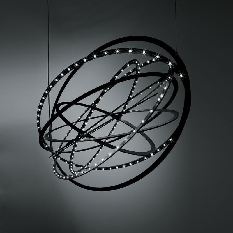 Copernico Chandelier by Artemide, Color: Black, ,  | Casa Di Luce Lighting