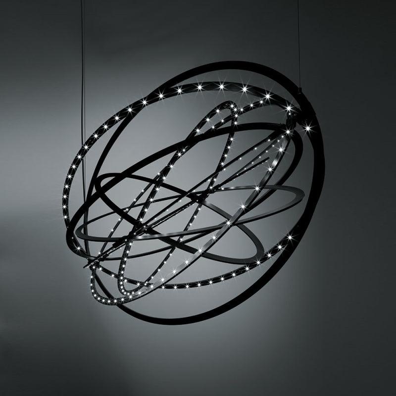 Copernico Chandelier by Artemide, Color: Silver, Black, ,  | Casa Di Luce Lighting