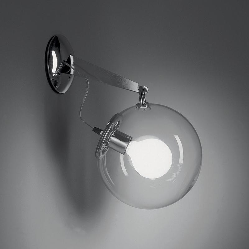 Miconos Wall Light by Artemide, Finish: Chrome, ,  | Casa Di Luce Lighting
