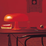 Nesso Table Lamp by Artemide, Color: Orange, White, ,  | Casa Di Luce Lighting