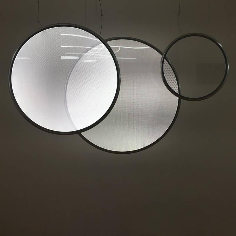Discovery Vertical Suspension by Artemide, Finish: Aluminum, Black, Size: Small, Medium, Large,  | Casa Di Luce Lighting