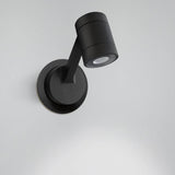 Obice LED Outdoor Wall Lamp by Artemide, Color: Black, Size: Mini, Beam Spread: 18° | Casa Di Luce Lighting