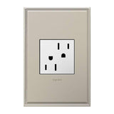 Adorne 15A Outlet by Legrand Adorne, Color: White, Graphite, Magnesium-Legrand Adorne, ,  | Casa Di Luce Lighting