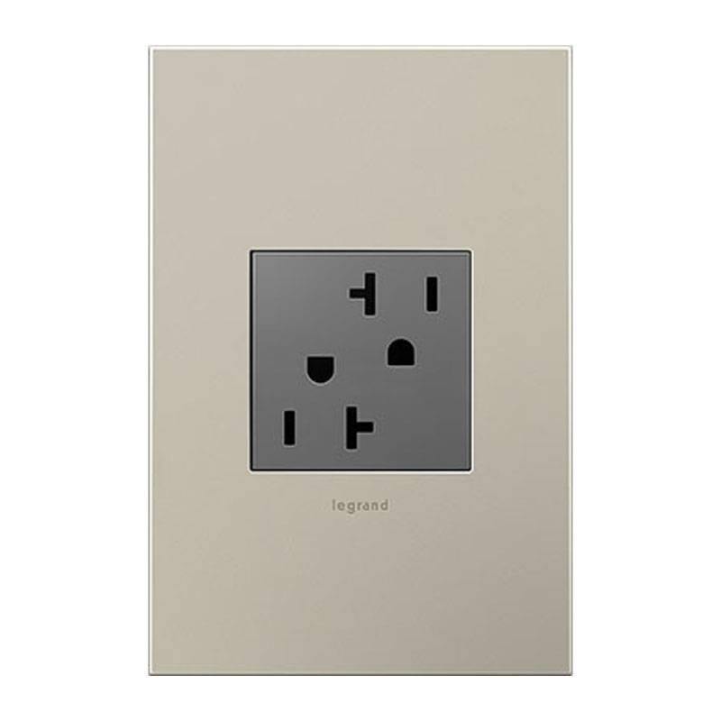 Adorne 20A Outlet by Legrand Adorne, Color: White, Graphite-Legrand Adorne, Magnesium-Legrand Adorne, ,  | Casa Di Luce Lighting