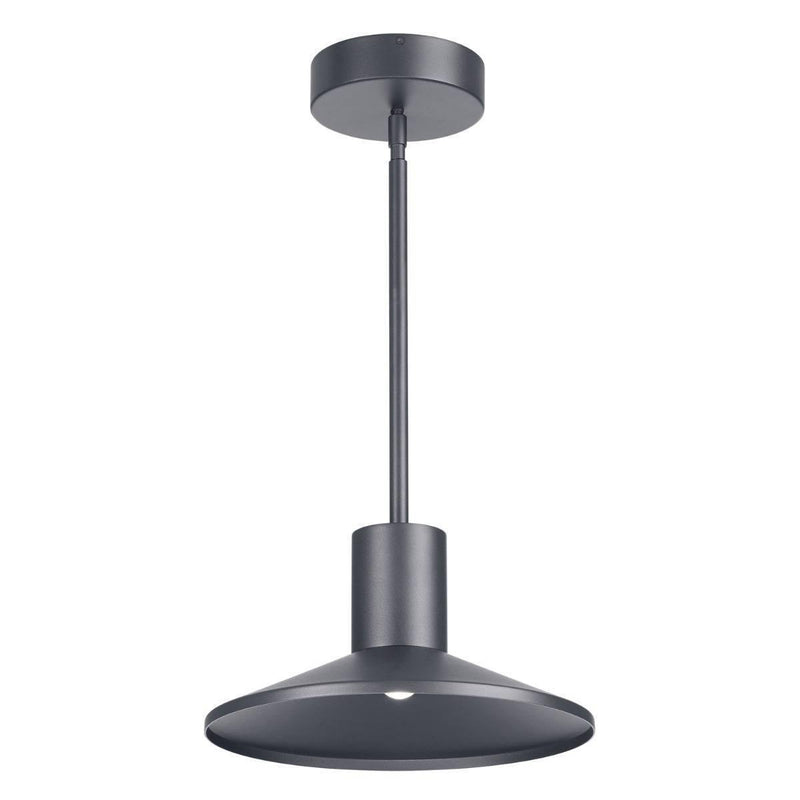 Ash Outdoor Pendant Light by Tech Lighting, Finish: Charcoal - Tech, Color Temperature: 3000K Lo-Output, Lens: Clear Cylinder | Casa Di Luce Lighting