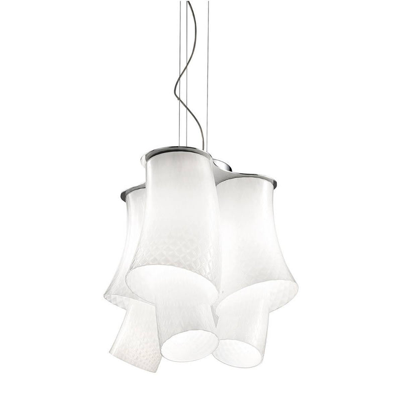 Assiba Pendant Light by Vistosi, Color: White Balloton - Vistosi, Light Option: E26,  | Casa Di Luce Lighting