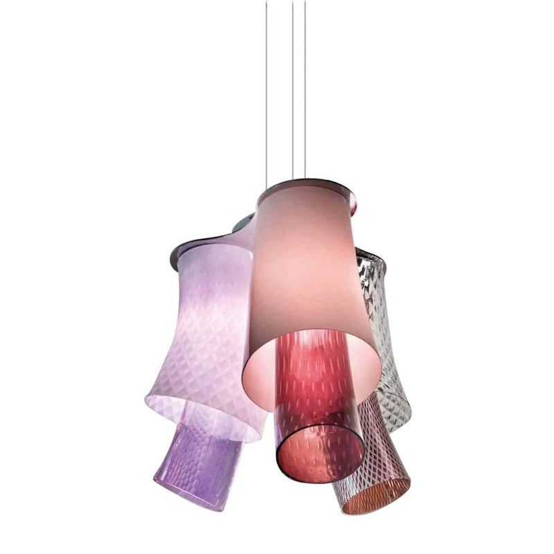 Assiba Pendant Light by Vistosi, Color: White Balloton - Vistosi, Crystal Balloton - Vistosi, Multicolor - Vis, Light Option: E26, LED,  | Casa Di Luce Lighting