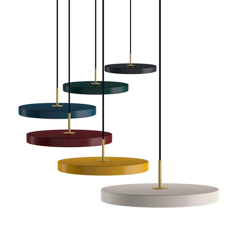 Asteria Pendant Light by UMAGE, Color: Pearl White, Forest Green, Petrol Blue, Ruby Red, Anthracite Grey, Saffron Yellow, Black, ,  | Casa Di Luce Lighting