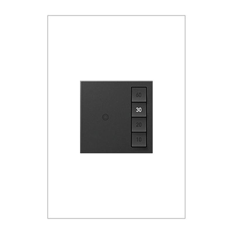 Adorne Timer Switch - Manual On-Timed Off by Legrand Adorne, Color: Graphite, ,  | Casa Di Luce Lighting