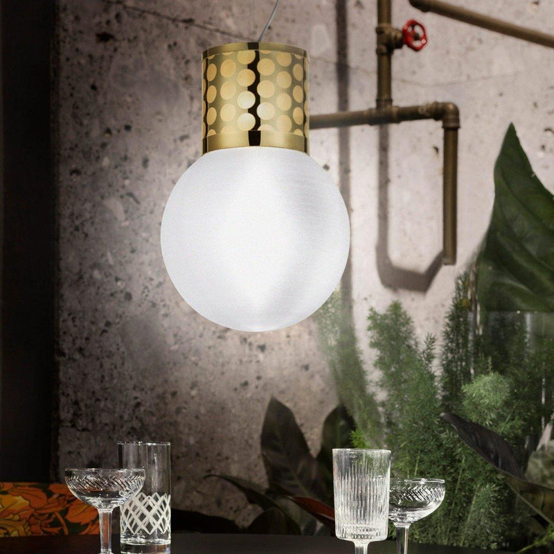 Atmosfera Pendant by Slamp, Color: Gold, Pewter, ,  | Casa Di Luce Lighting