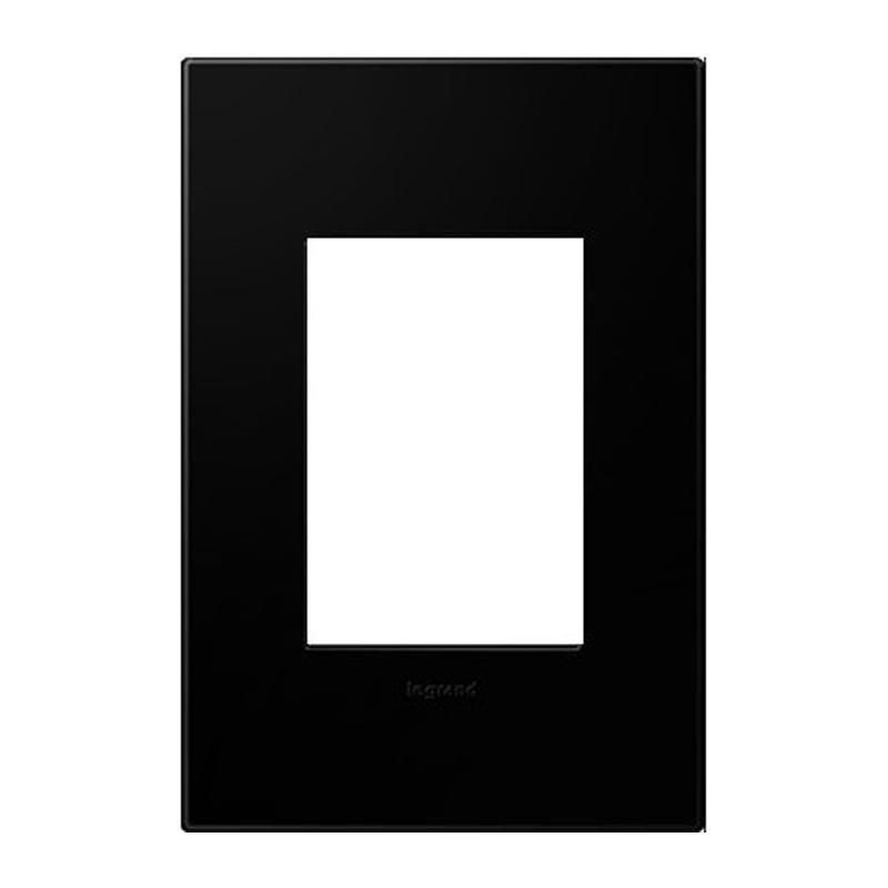 Adorne One-Gang-Plus Screwless Wall Plate by Legrand Adorne, Color: Black Ink-Legrand Adorne, ,  | Casa Di Luce Lighting