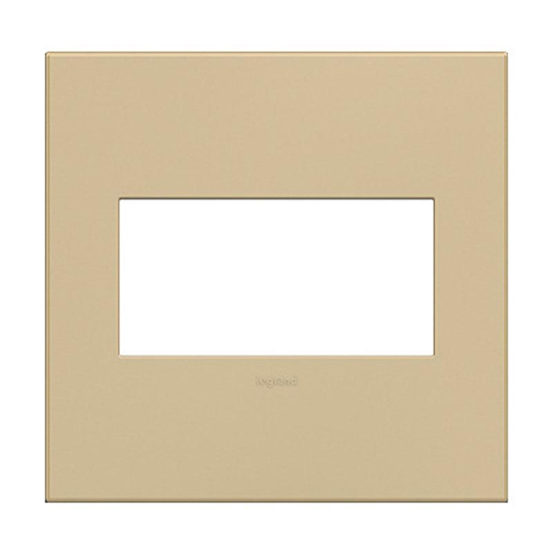 Adorne Two-Gang Screwless Wall Plate by Legrand Adorne, Color: Golden Sands-Legrand Adorne, ,  | Casa Di Luce Lighting