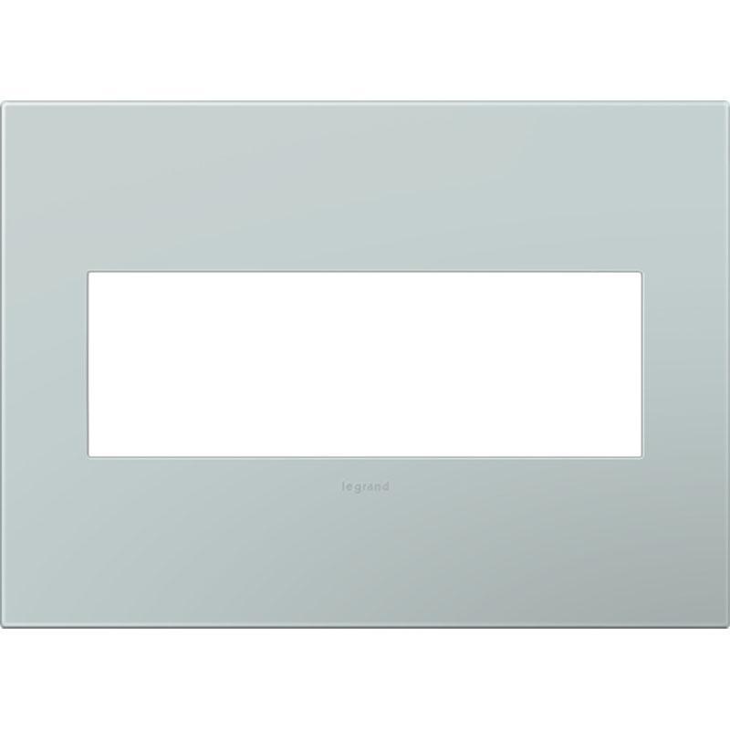 Adorne Three-Gang Screwless Wall Plate by Legrand Adorne, Color: Pale Blue-Legrand Adorne, ,  | Casa Di Luce Lighting