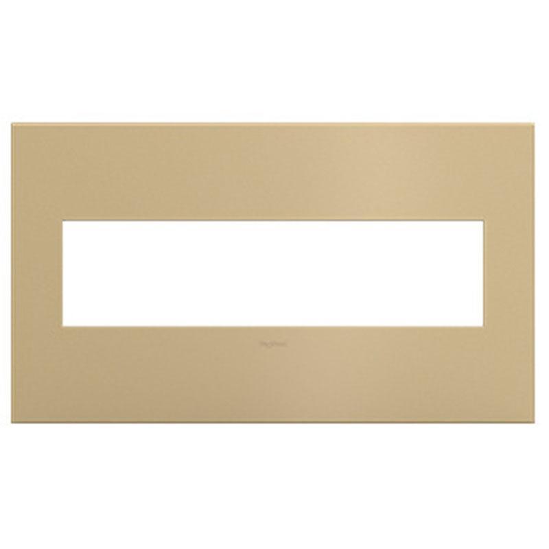 Adorne Four-Gang Screwless Wall Plate by Legrand Adorne, Color: Golden Sands-Legrand Adorne, ,  | Casa Di Luce Lighting