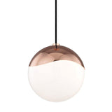 Ella Pendant by Mitzi, Finish: Polished Copper-Mitzi, Size: Large,  | Casa Di Luce Lighting