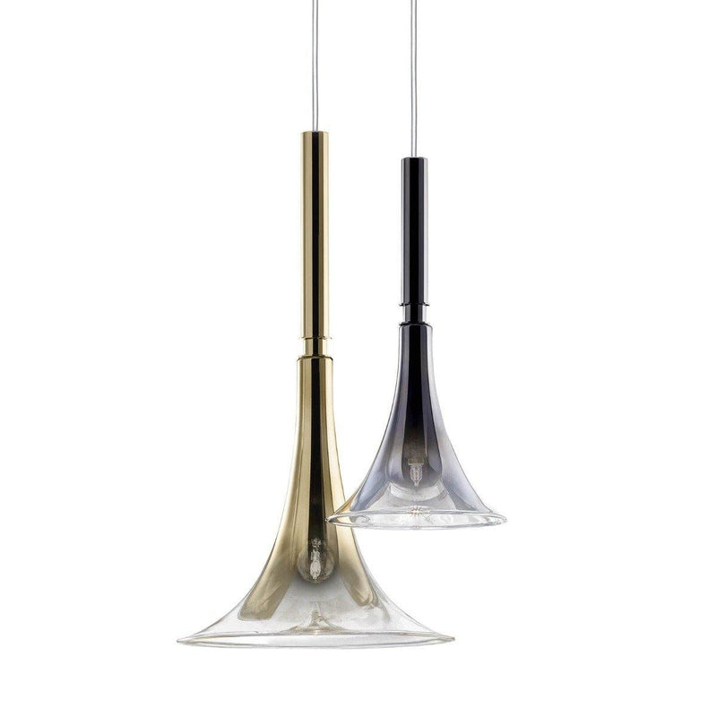 Baffo 7026-SP Suspension by Italamp, Color: Gold Shaded-Italamp, Finish: Light Gold-IDL,  | Casa Di Luce Lighting