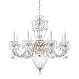 Bagatelle Chandelier by Schonbek, Finish: Silver Antique-Schonbek, Size: Medium, Crystal Color: Spectra-Schonbek | Casa Di Luce Lighting